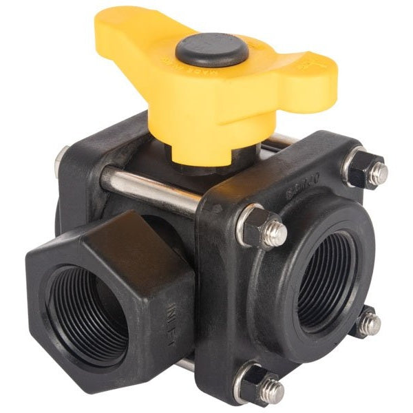 Banjo 3 Way Ball Valve - T Port – 9901-V125SL