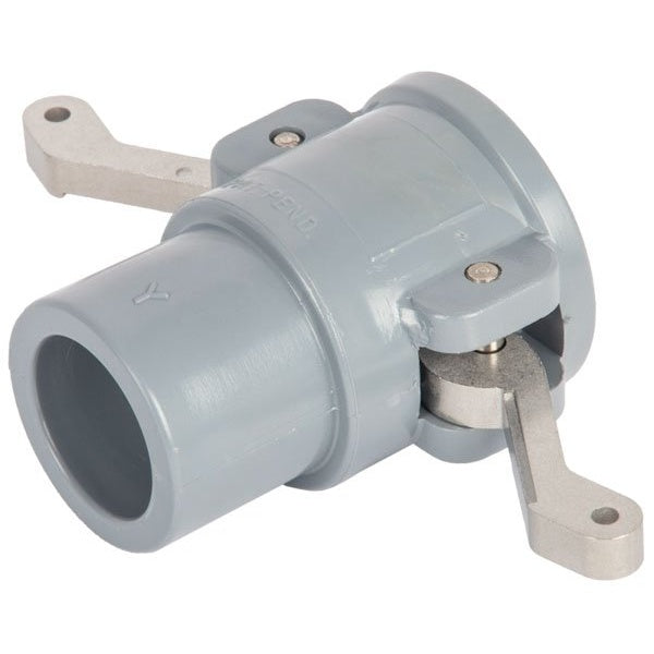 Bee Valve Socket Solvent Weld Cam Lever Coupling - PVC – 9912-050-Y