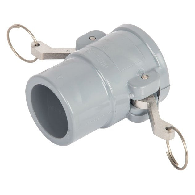 Bee Valve Socket Solvent Weld Cam Lever Coupling - PVC – 9912-125-Y