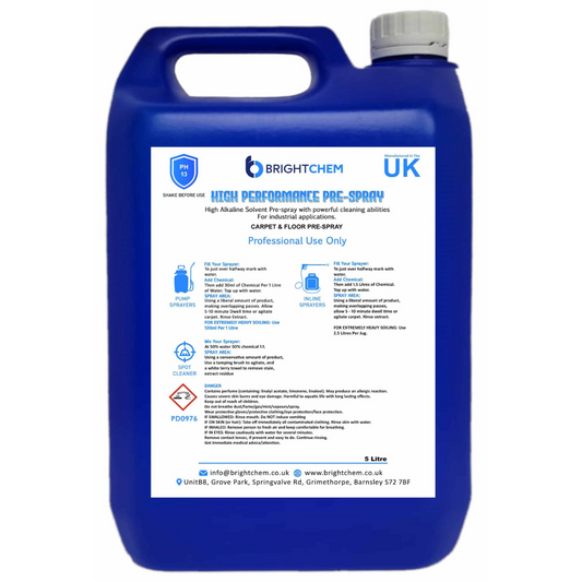 Brightchem high performance prespray five litre