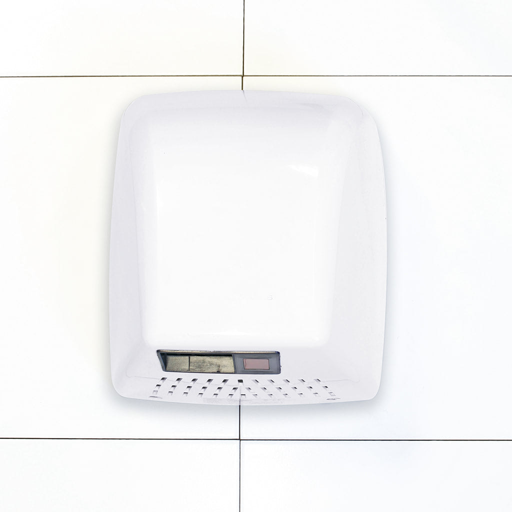 White Steel Hand Dryer