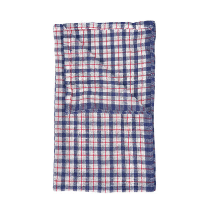 Coloured Check Tea Towel (10 Pack)
