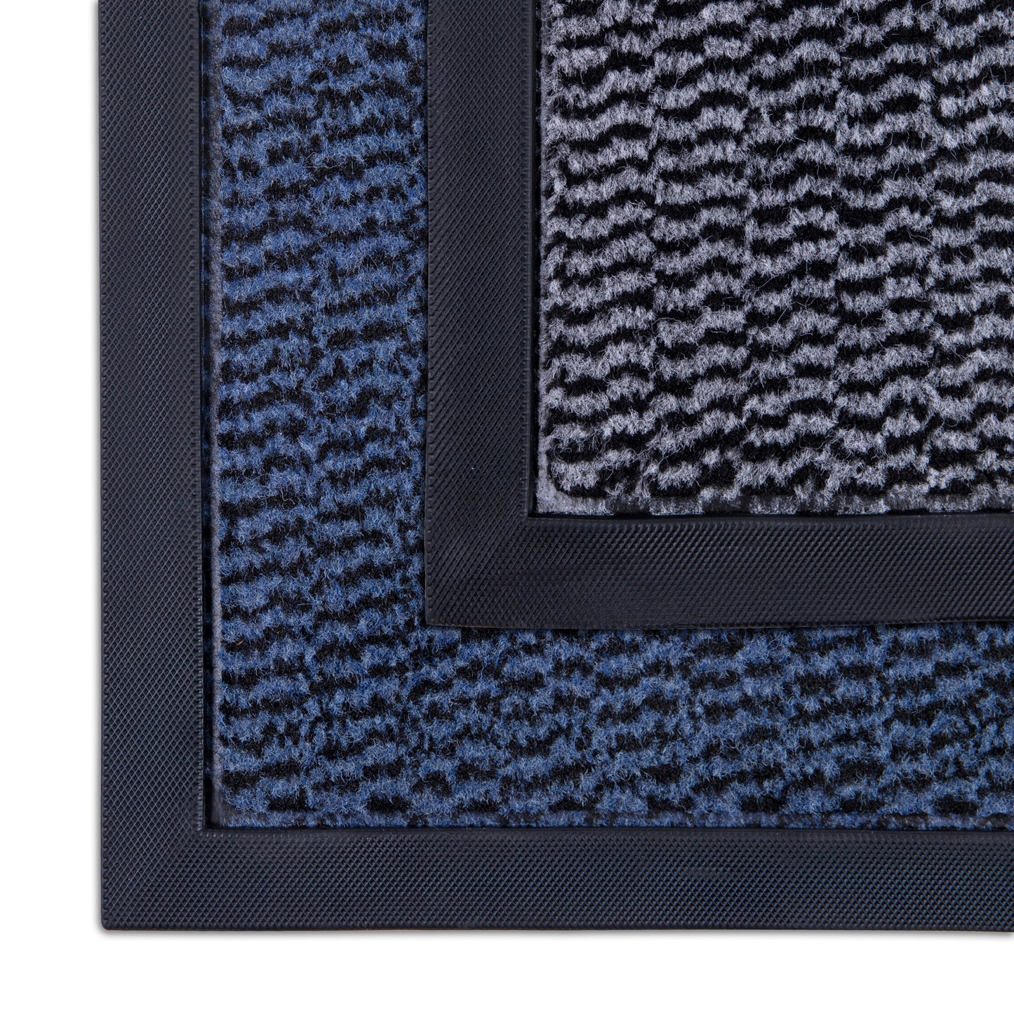 entrance mat blue and grey
