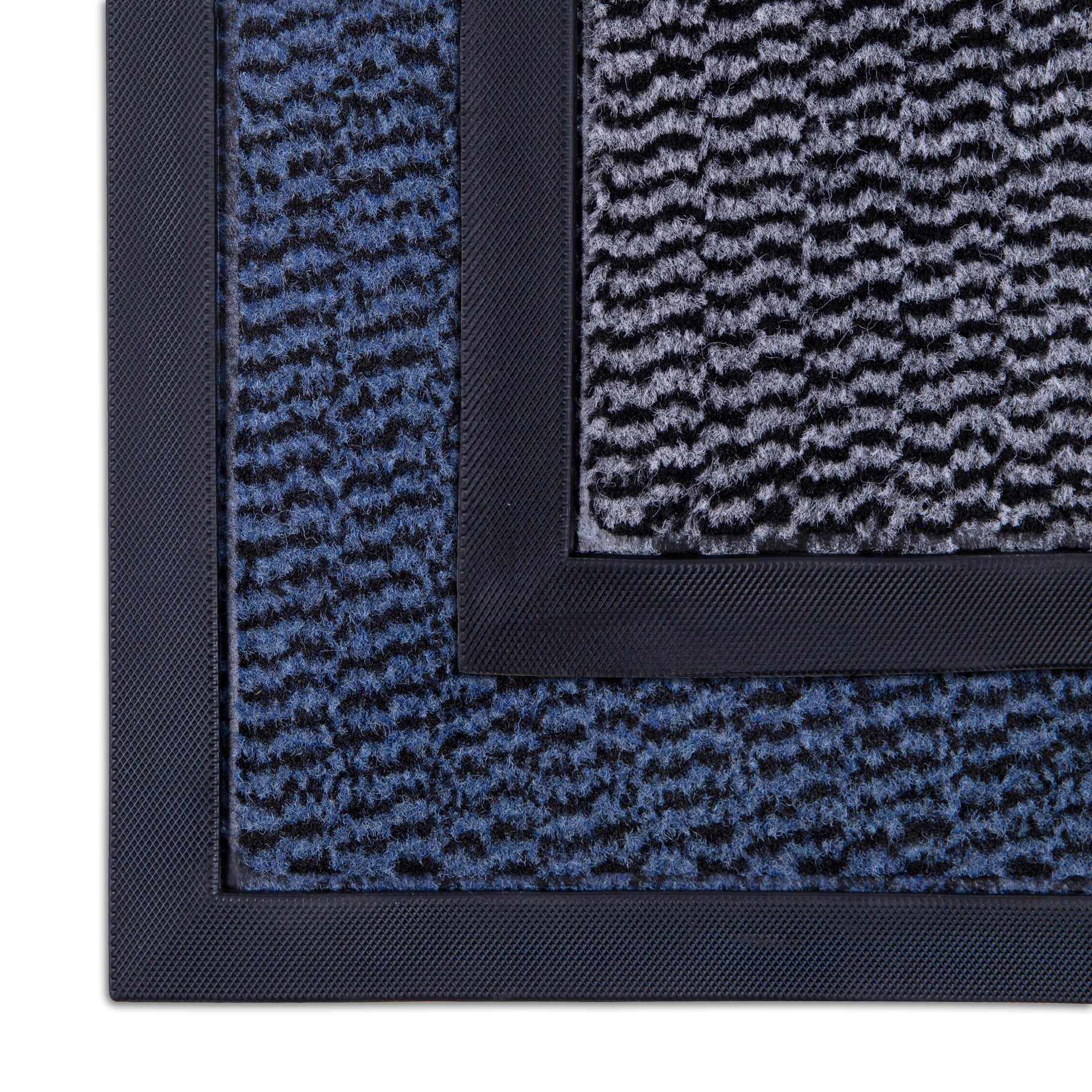 entrance mat blue and grey