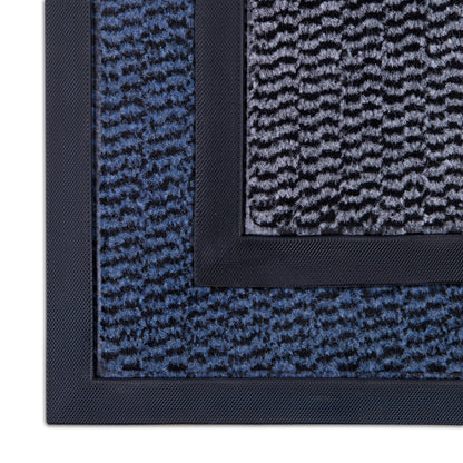 entrance mat blue and grey