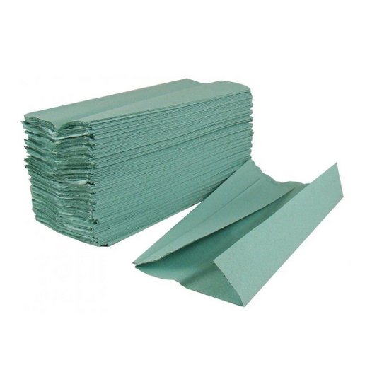 C-Fold Hand Towel - Green (Full Box)