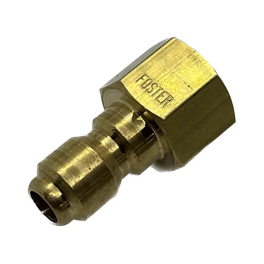 1/4 female threaded brass quck connector with no valve