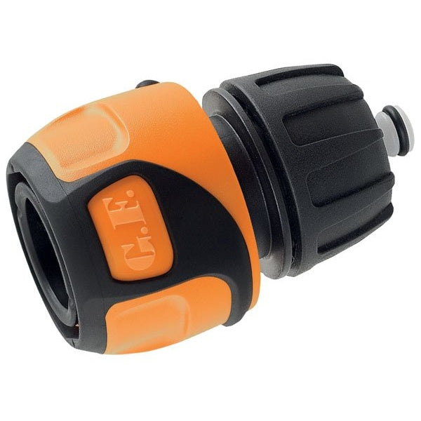GF Soft Touch Garden Hose QR Coupler with Valve – 8004-5043