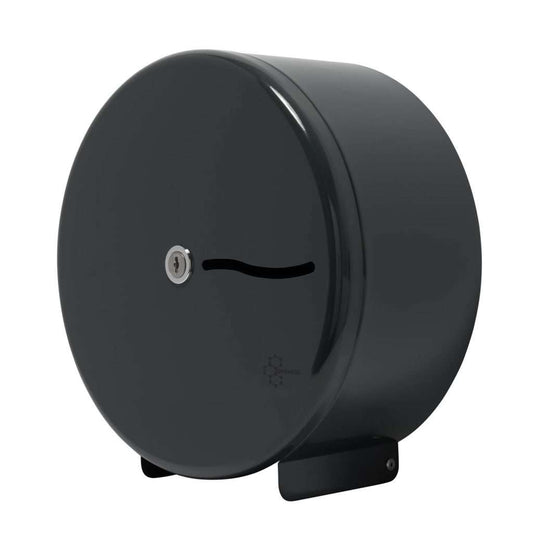 Graphite 10-inch Mini Jumbo Toilet Roll Dispenser – Grey