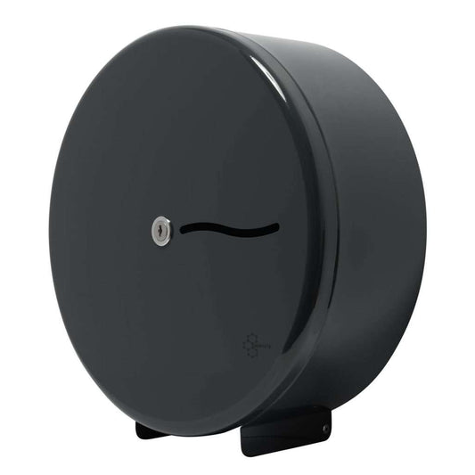 Graphite 12-inch Jumbo Toilet Roll Dispenser – Grey