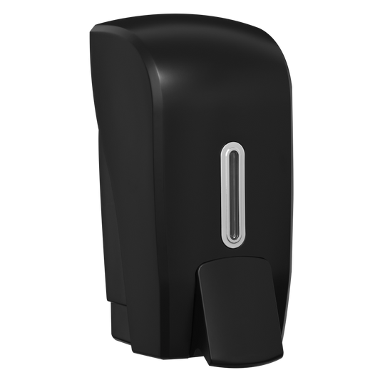 HALO 1L Foam Soap Dispenser – Black with Silver Ring