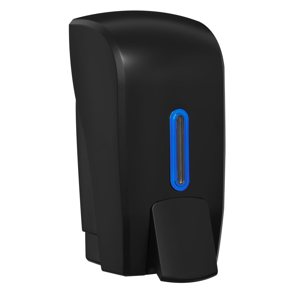 HALO 1L Foam Soap Dispenser – Black with Sapphire Ring