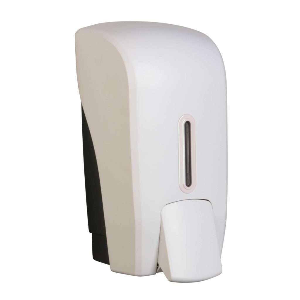 HALO 1L Soap Dispenser - White with Pearl Ring