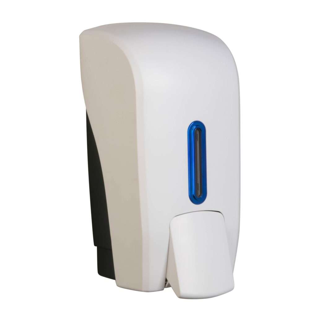 HALO 1L Soap Dispenser - White with Sapphire Ring