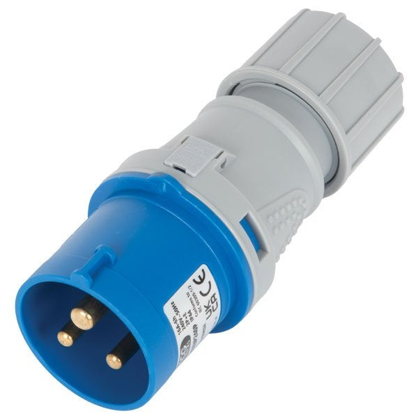 Industrial Plug - Blue 230V 16 Amps – 604-2040