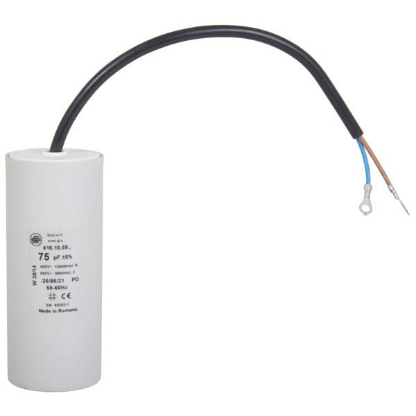 Melegari Capacitor - 75uF - 450V – 604-1025
