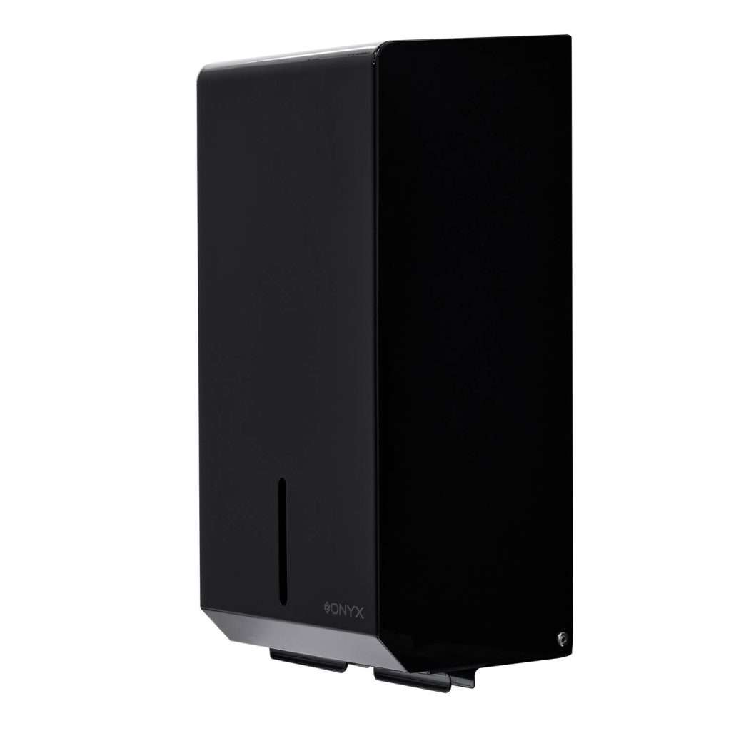 Onyx Multiflat Toilet Tissue Dispenser – Black