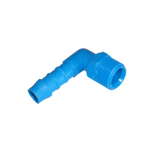 Plastic elbow 3/8 hose x 3/8 NPT