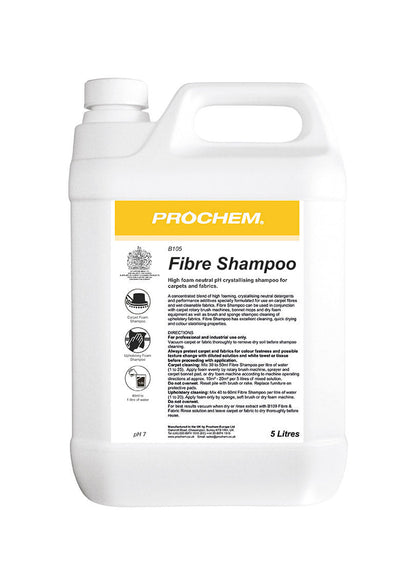 Prochem fibre shampoo five litre