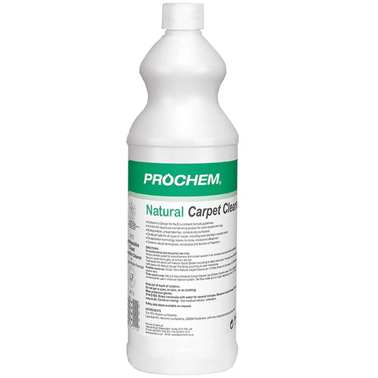 Prochem natural carpet cleaner