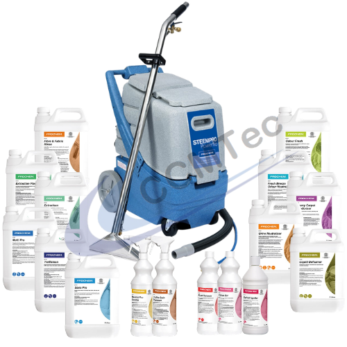 Prochem Steempro Powerflo Carpet & Upholstery Cleaning Machine + Over £1,000 FREE Chemical Starter Kit