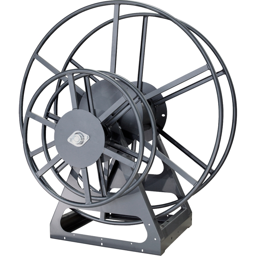 High profile dual hose reel