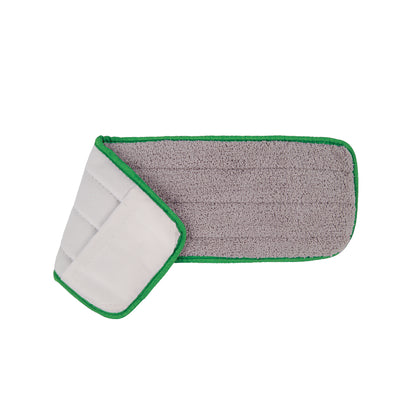 Robert Scott Microfibre Flat Mop Short Pile Pad 43cm – Box of 10 – Green