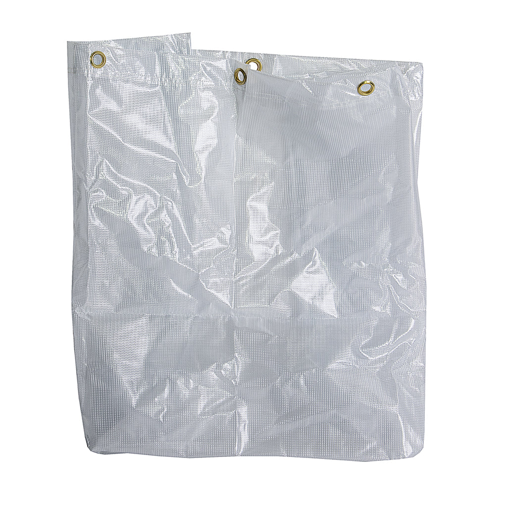 Robert Scott Folding Waste Cart Vinyl Bag Light Translu 205L