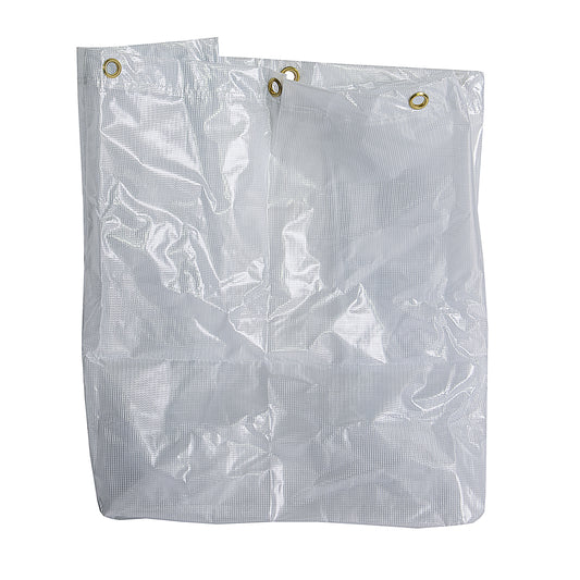 Robert Scott Folding Waste Cart Vinyl Bag Light Translu 205L