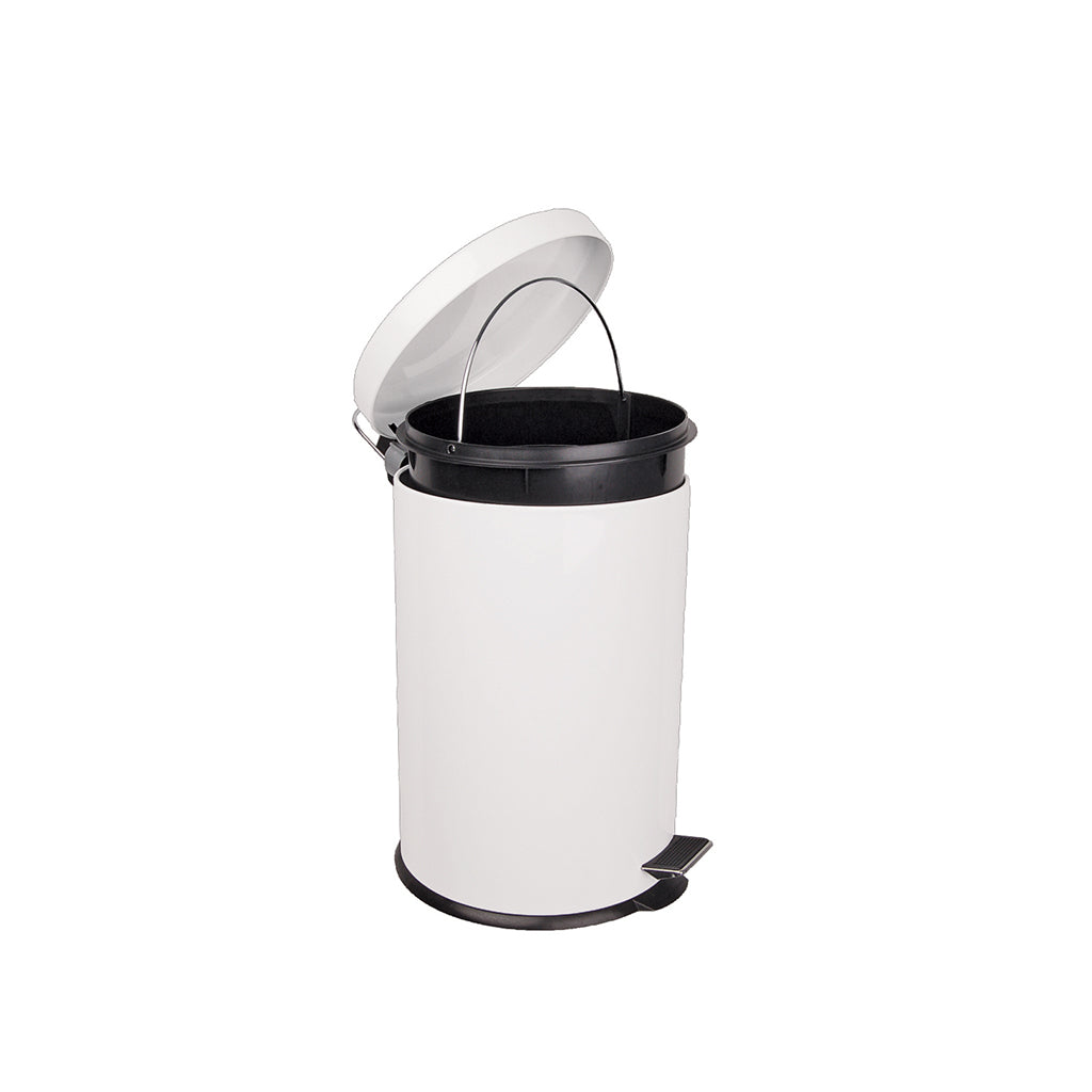 Robert Scott Pedal Bin Steel 3L – Box of 6 – White