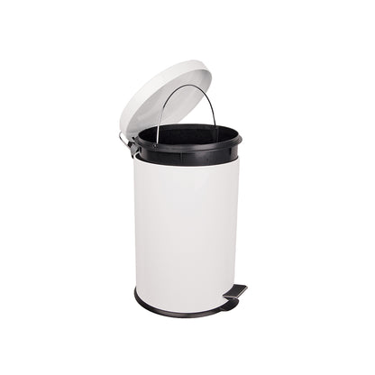 Robert Scott Pedal Bin Steel 12L – Box of 4 – White