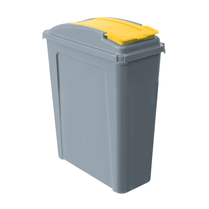 Robert Scott Contract Waste Recycling Bin 7 Lid 25L – Box of 8 – Yellow