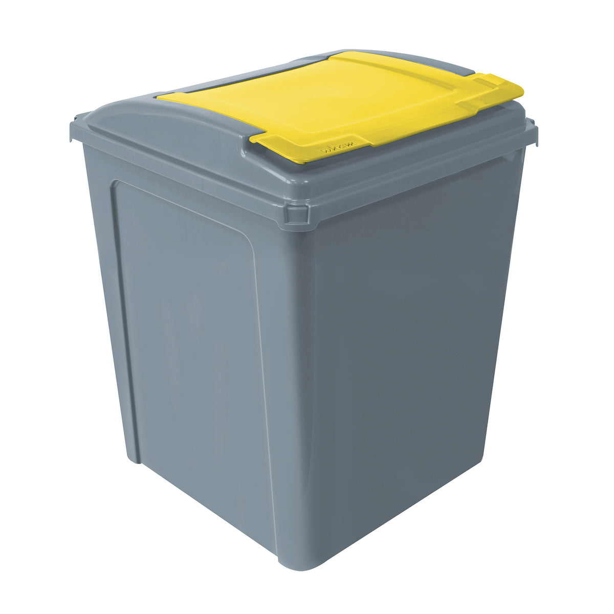 Robert Scott Contract Waste Recycling Bin & Lid 50L – Box of 8 – Yellow