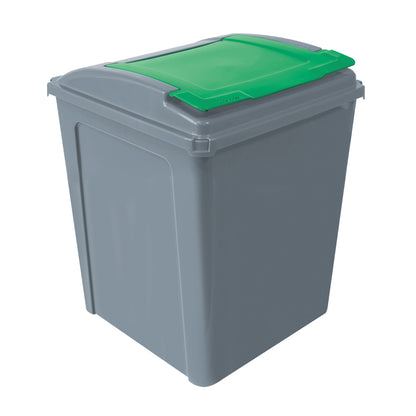 Robert Scott Contract Waste Recycling Bin & Lid 50L – Box of 8 – Green