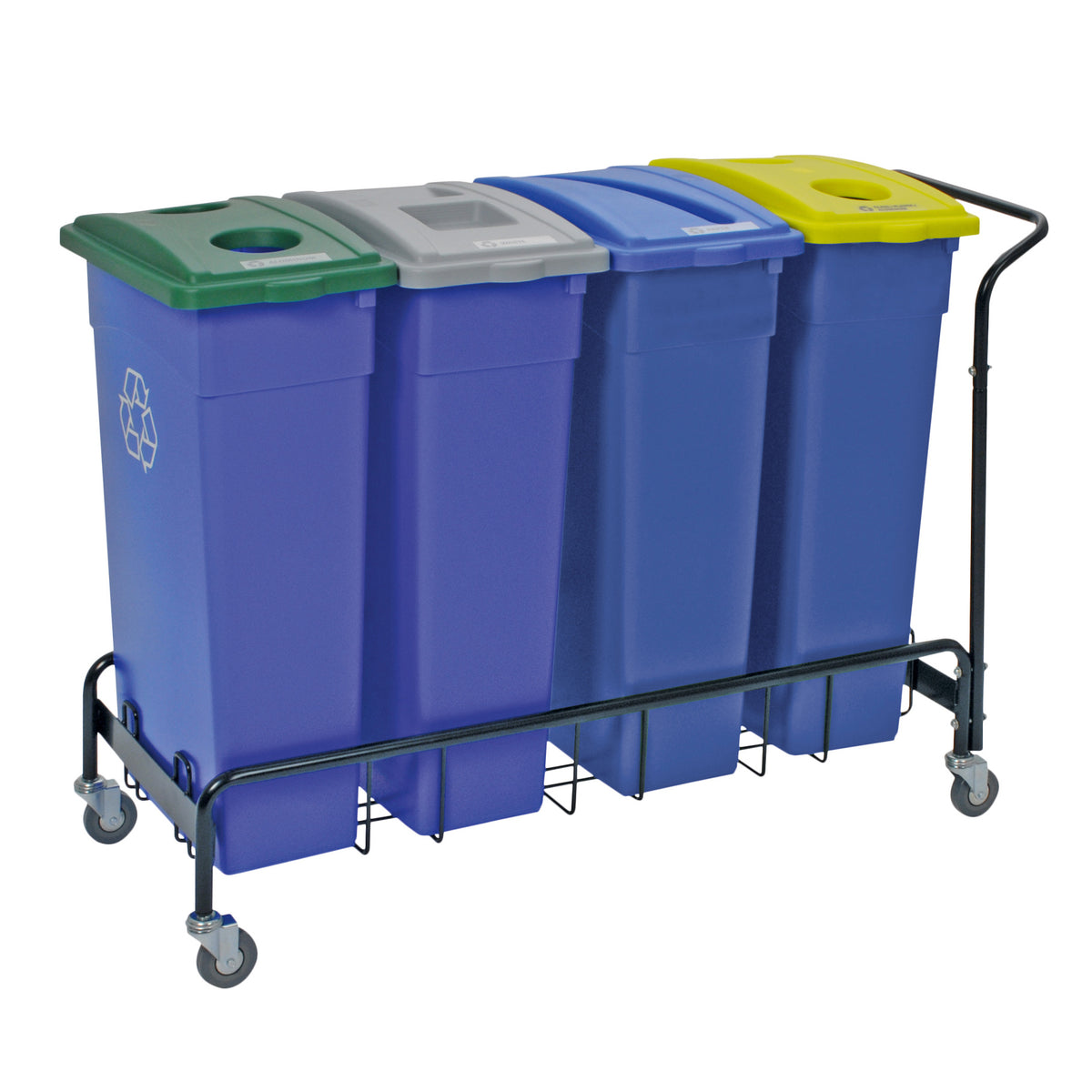 Robert Scott Recycling Wall Hugger Trolley For 4 Bins
