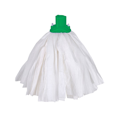Robert Scott Big White Exel® Socket Mop Large – Box of 50 – Green