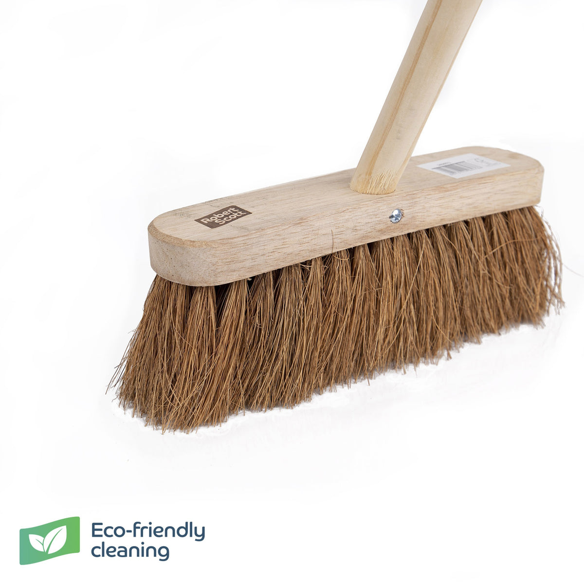 Robert Scott Wooden Broom FSC Soft 10" & Handle 47"