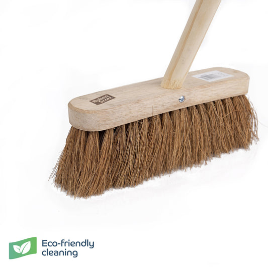 Robert Scott Wooden Broom FSC Soft 10" & Handle 47"