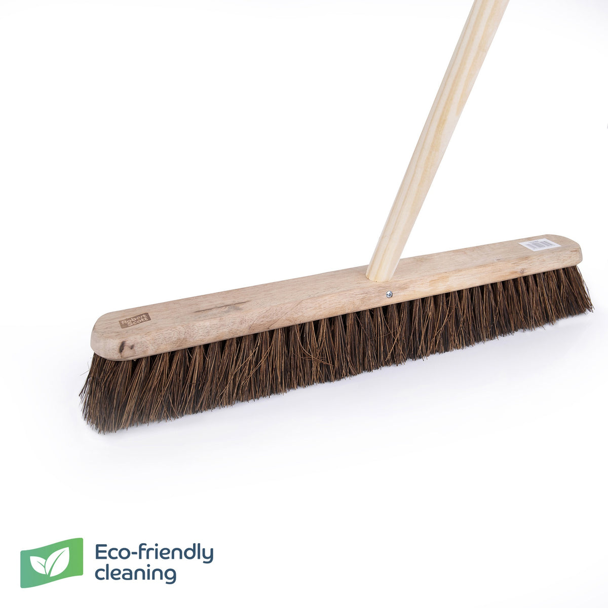 Robert Scott Wooden Broom FSC Platform Stiff 24" & Handle 59"