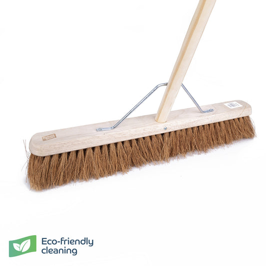 Robert Scott Wooden Broom FSC Platform Soft Stay 24" & H/D 59"