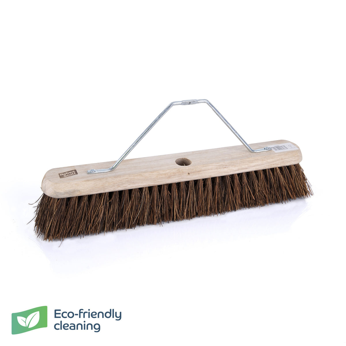 Robert Scott Wooden Broom FSC Platform Stiff & Metal Stay 18" – Box of 12