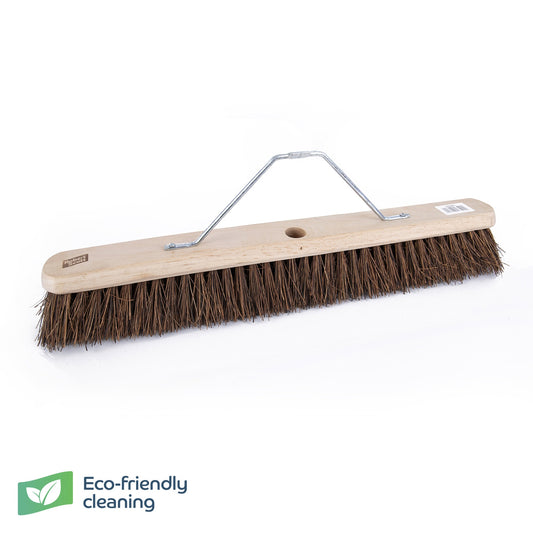 Robert Scott Wooden Broom FSC Platform Stiff & Metal Stay 24" – Box of 12