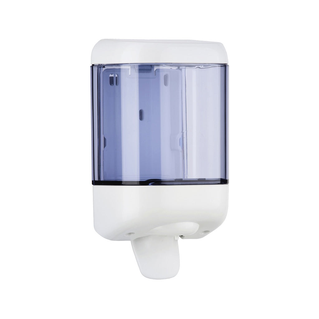 Robert Scott Liquid Soap Dispense, Lever White & Transparent – Box of 6