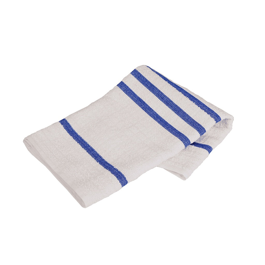Robert Scott Terry Waffle Cloth Blue Stripe – Bale of 250