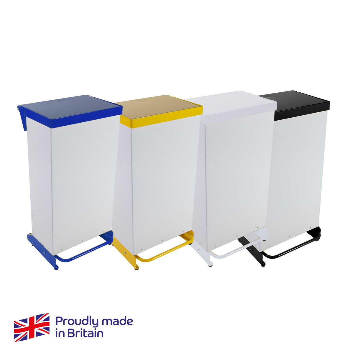 Robert Scott Pedal Bin Enclosed Fire Retardant 65L