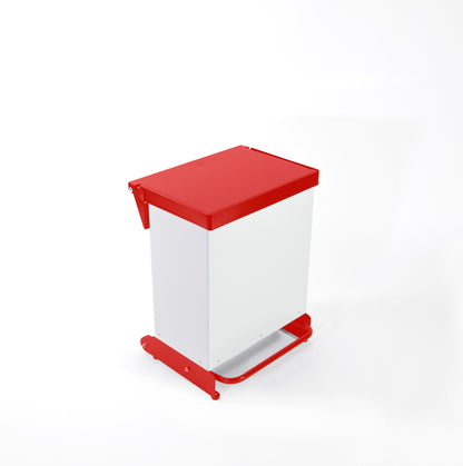 Robert Scott Pedal Bin Enclosed Fire Retardant 36L – Red