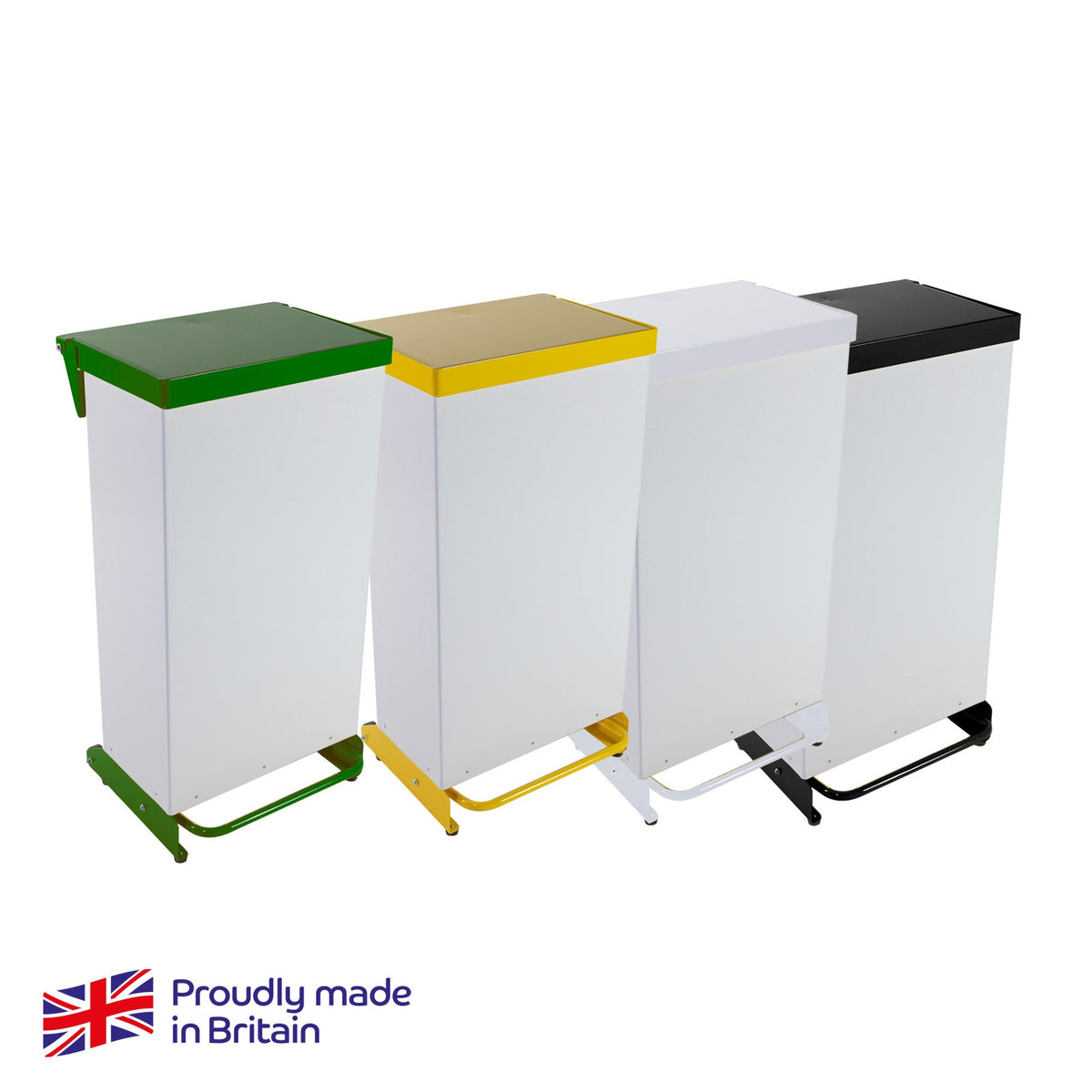 Robert Scott Pedal Bin Enclosed Fire Retardant Soft Close 65L