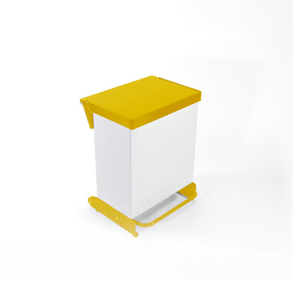 Robert Scott Pedal Bin Enclosed Fire Retardant Soft Close 36L – Yellow
