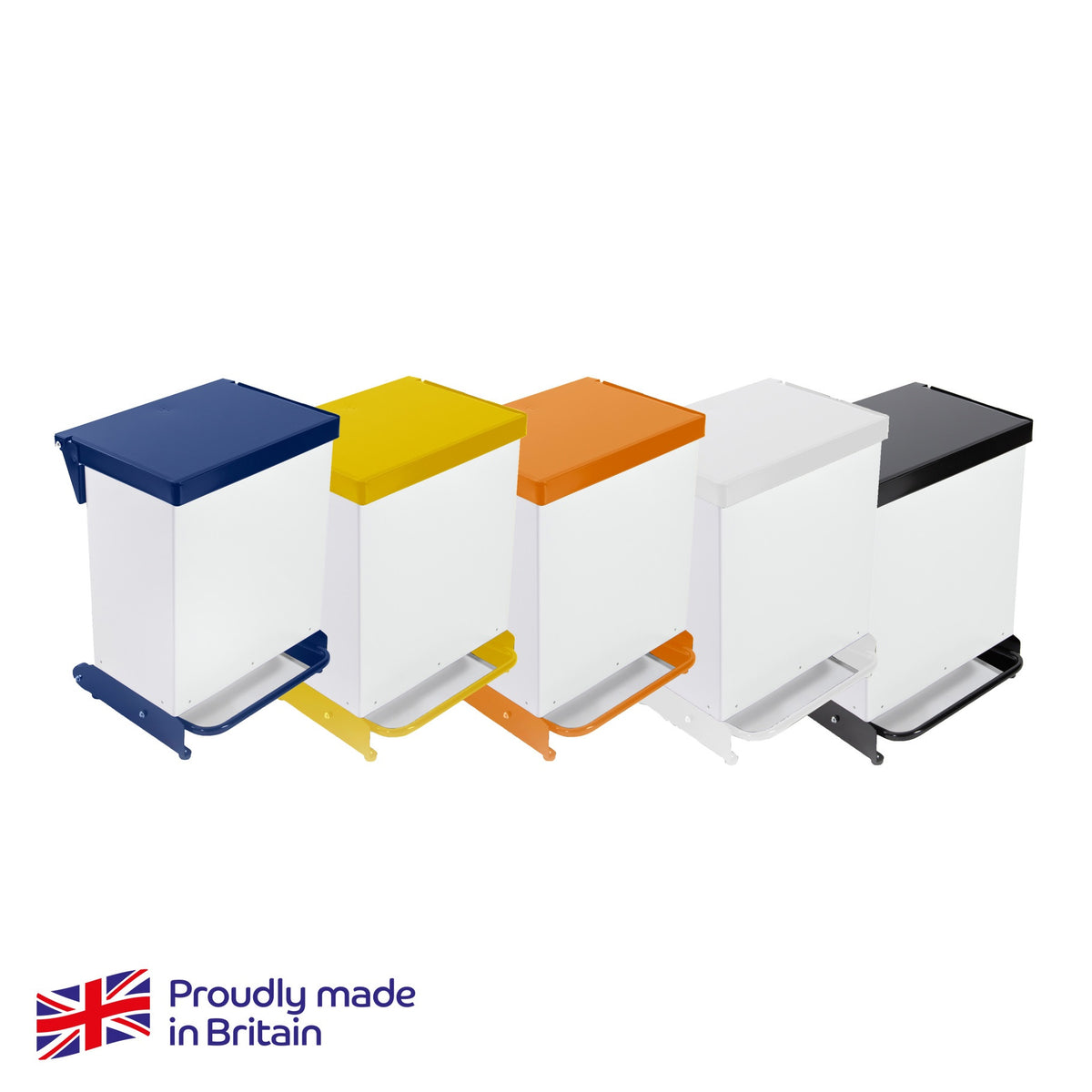Robert Scott Pedal Bin Enclosed Fire Retardant Soft Close 36L