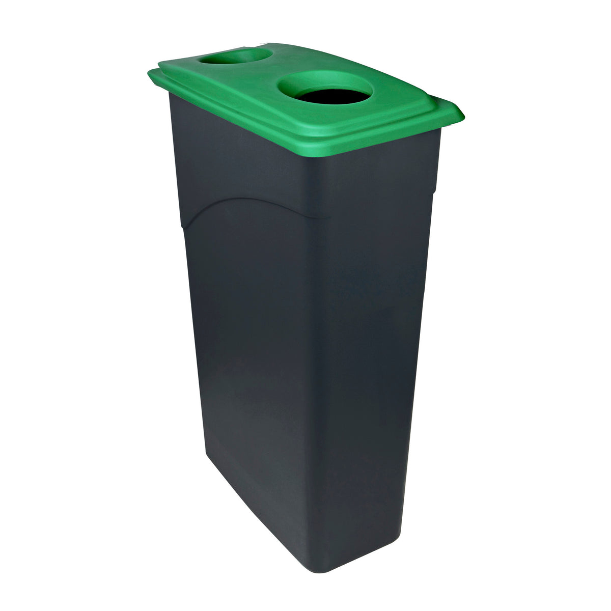 Robert Scott Recycling Wall Hugger Bin & Lid 90L – Green Hole